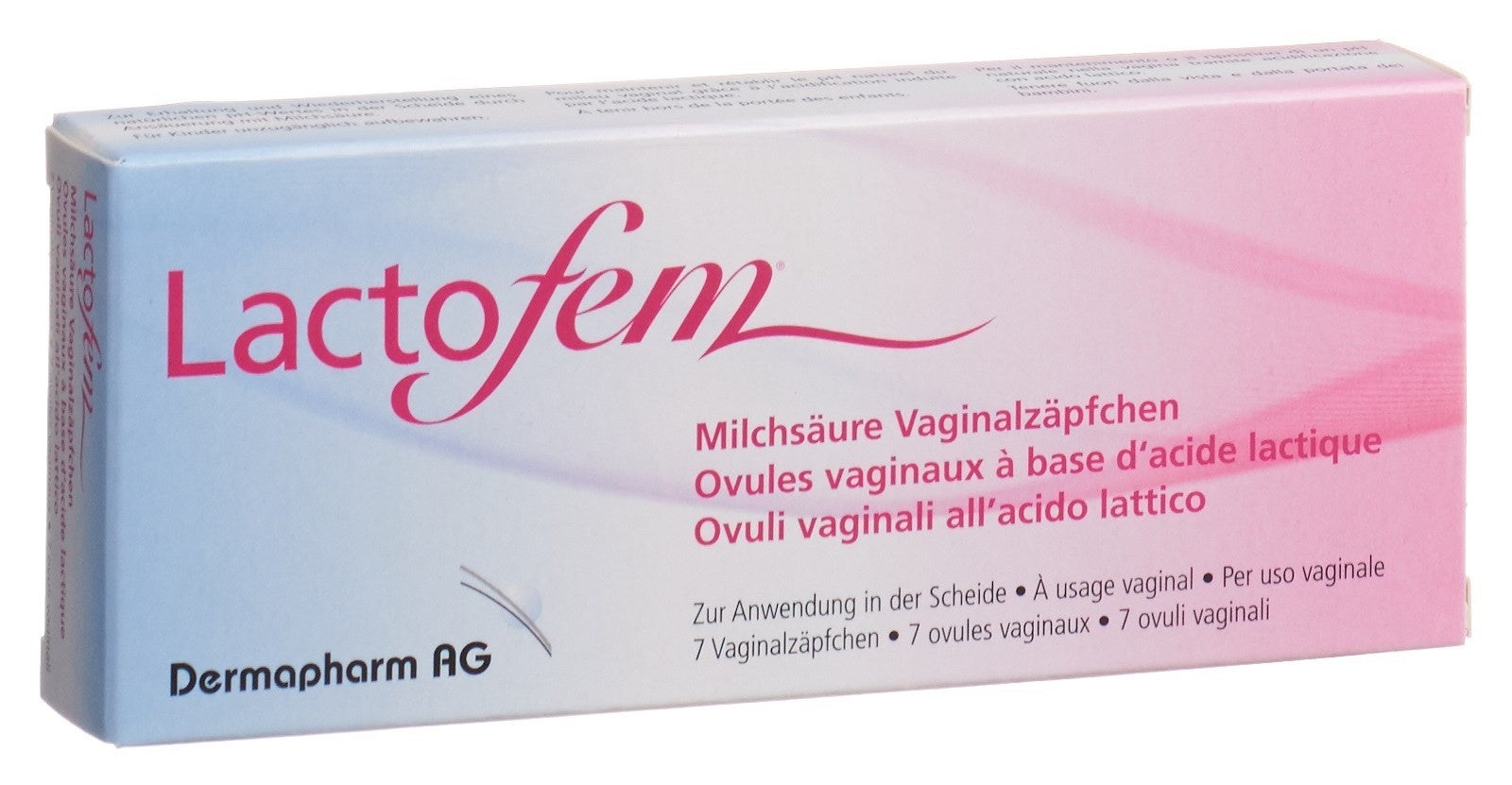 Lactofem acido lattico supposte vaginali 7 pezzi