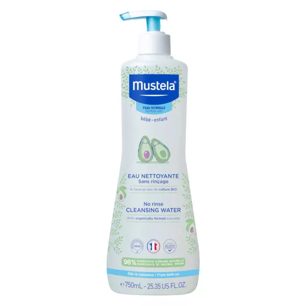 Mustela Fluido detergente senza risciacquo pelle normale 750ml
