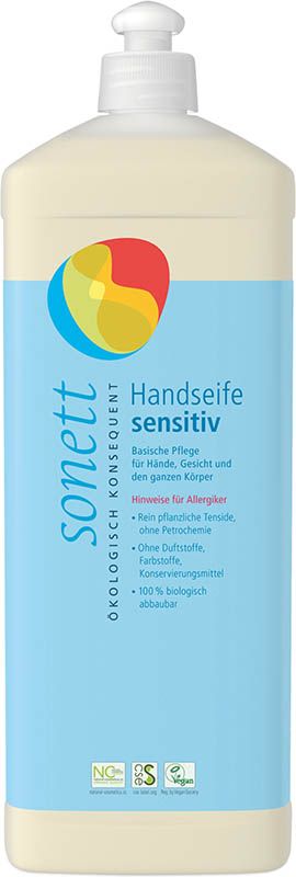 Sonett sapone per mani sensibile flacone di ricarica 1lt
