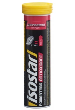 Isostar Power Tabs compresse effervescenti al mirtillo rosso 10 pezzi