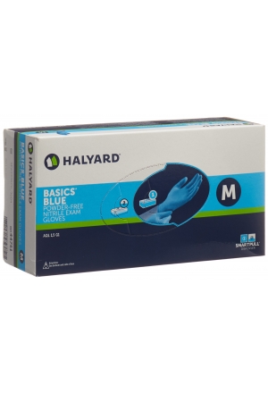 HALYARD Guanti da esplorazione M Nitrile Basic blu 200 pz.