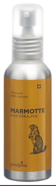 puralpina Marmotte Olio per massaggi 100ml