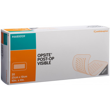 OPSITE POST OP VISIBILE medicazione trasparente per ferite 25x10cm 20 pezzi