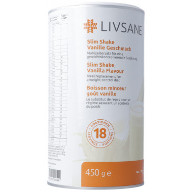 Livsane Slim Shake gusto vaniglia 450g