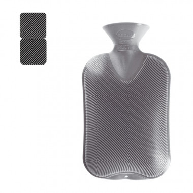 Fashy borsa dell'acqua calda 2l doppia lamella antracite