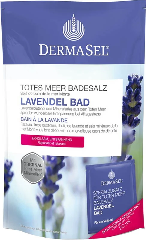 DERMASEL Sali da bagno Lavanda D/F 400 g