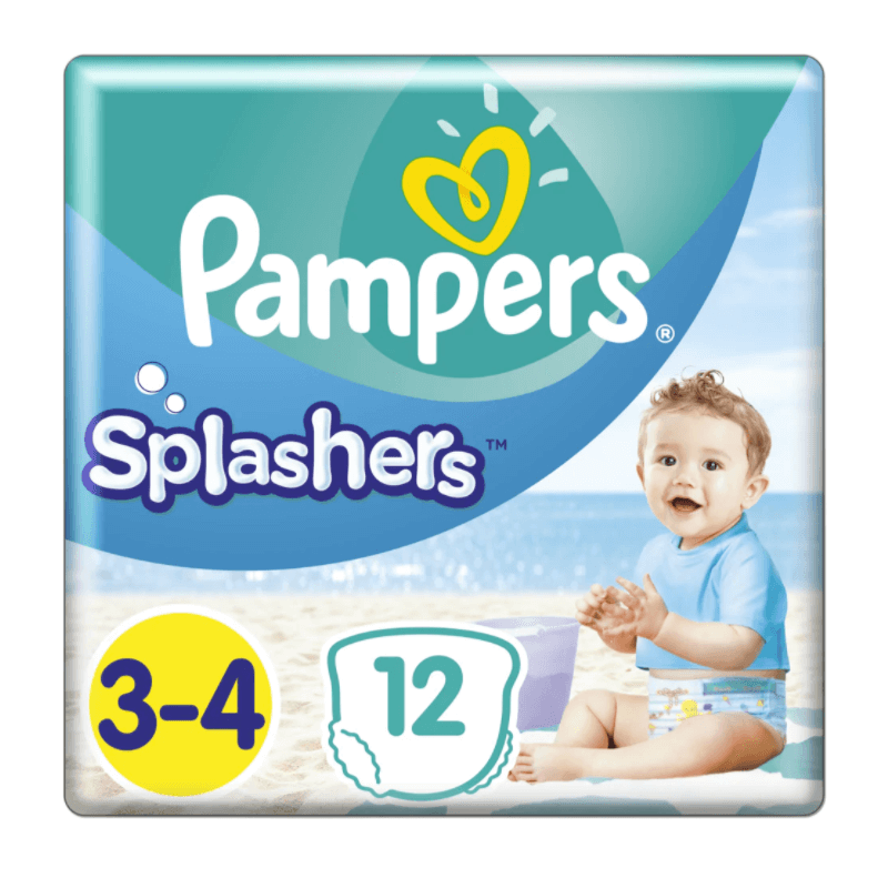 Pampers Splashers Gr3-4 confezione da 12 pezzi