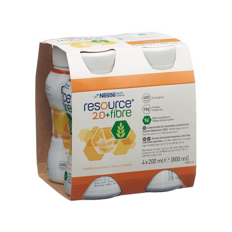 Resource 2.0 Fibre Vanilla 4 x 200 ml