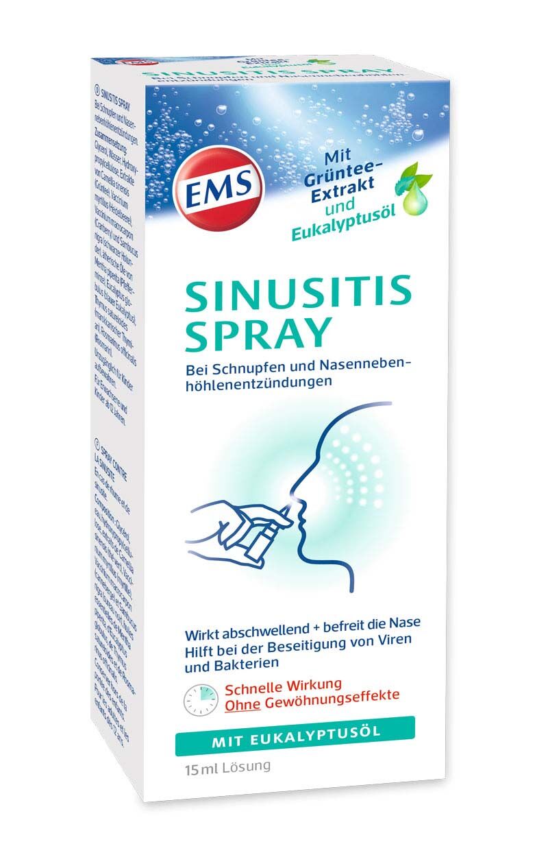 Emser Spray per sinusite con olio di eucalipto 15ml