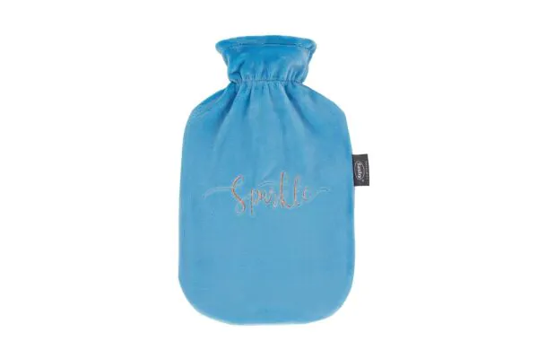 FASHY borsa dell'acqua calda 2l in pile stick blu