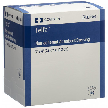 Telfa Medicazione sterile per ferite 10,2x7,6 cm 100 pezzi