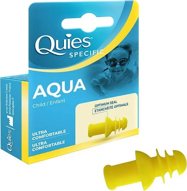 Quies Aqua, protezioni auricolari per bambini 2 pezzi