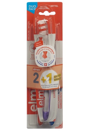 elmex KARIESSCHUTZ InterX spazzolino medio 2+1 gratis
