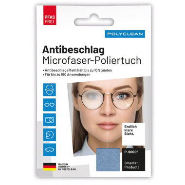Panno di lucidatura in microfibra antiappannamento Polyclean