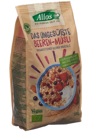 ALLOS Muesli ai frutti di bosco non zuccherato Btl 500g