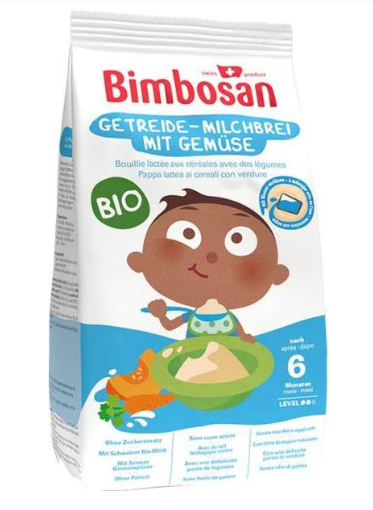 BIMBOSAN Cereali biologici Latte Porridge Verdure 300g