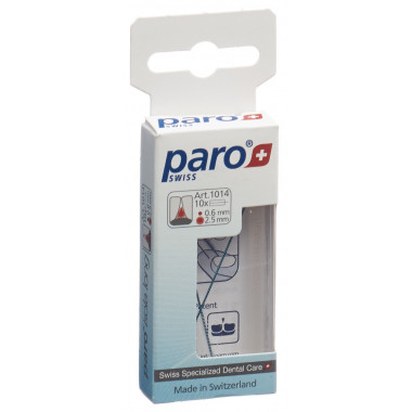 PARO Isola lunga 2,5 mm xx-fine blu cilindrica 10 pezzi