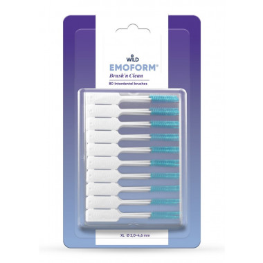 Emoform Brush n Clean XL confezione famiglia 80 pezzi
