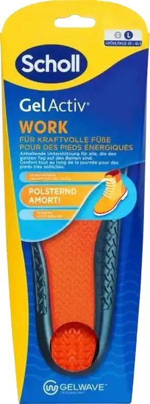 Scholl GelActiv Soletta Work&Boot L GelWave 1 paio