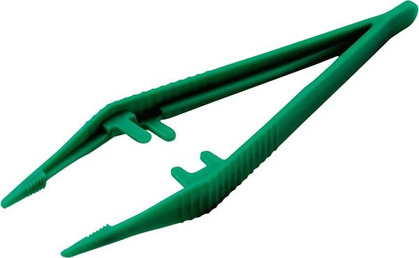 MEDISET pinza anatomica 12,5 cm verde 20 pezzi