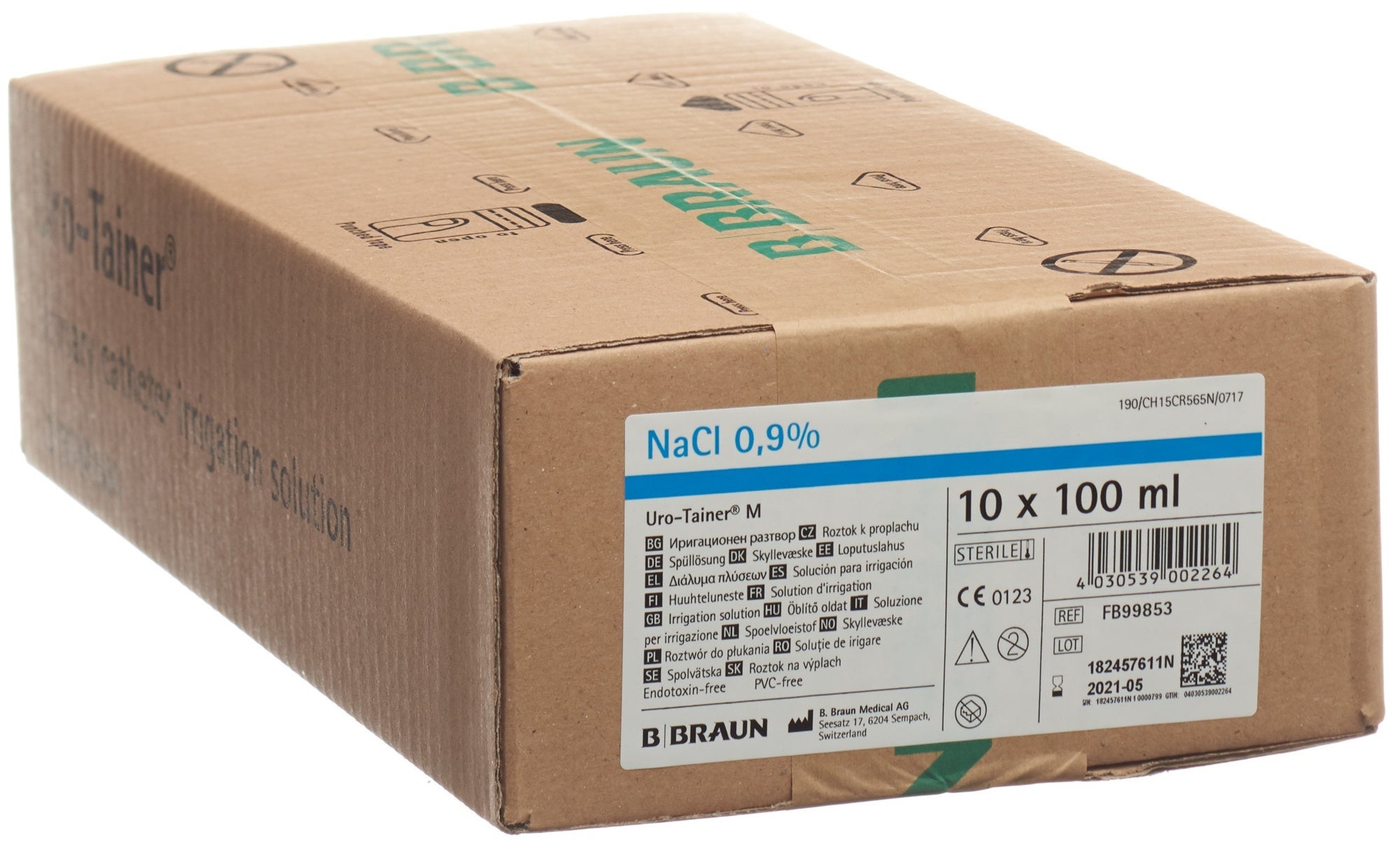 Uro-Tainer M NaCl Soluzione di risciacquo 0,9% 10 Btl 100ml