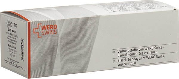 WERO SWISS Fix El benda di garza 4mx8cm bianco 20 pezzi
