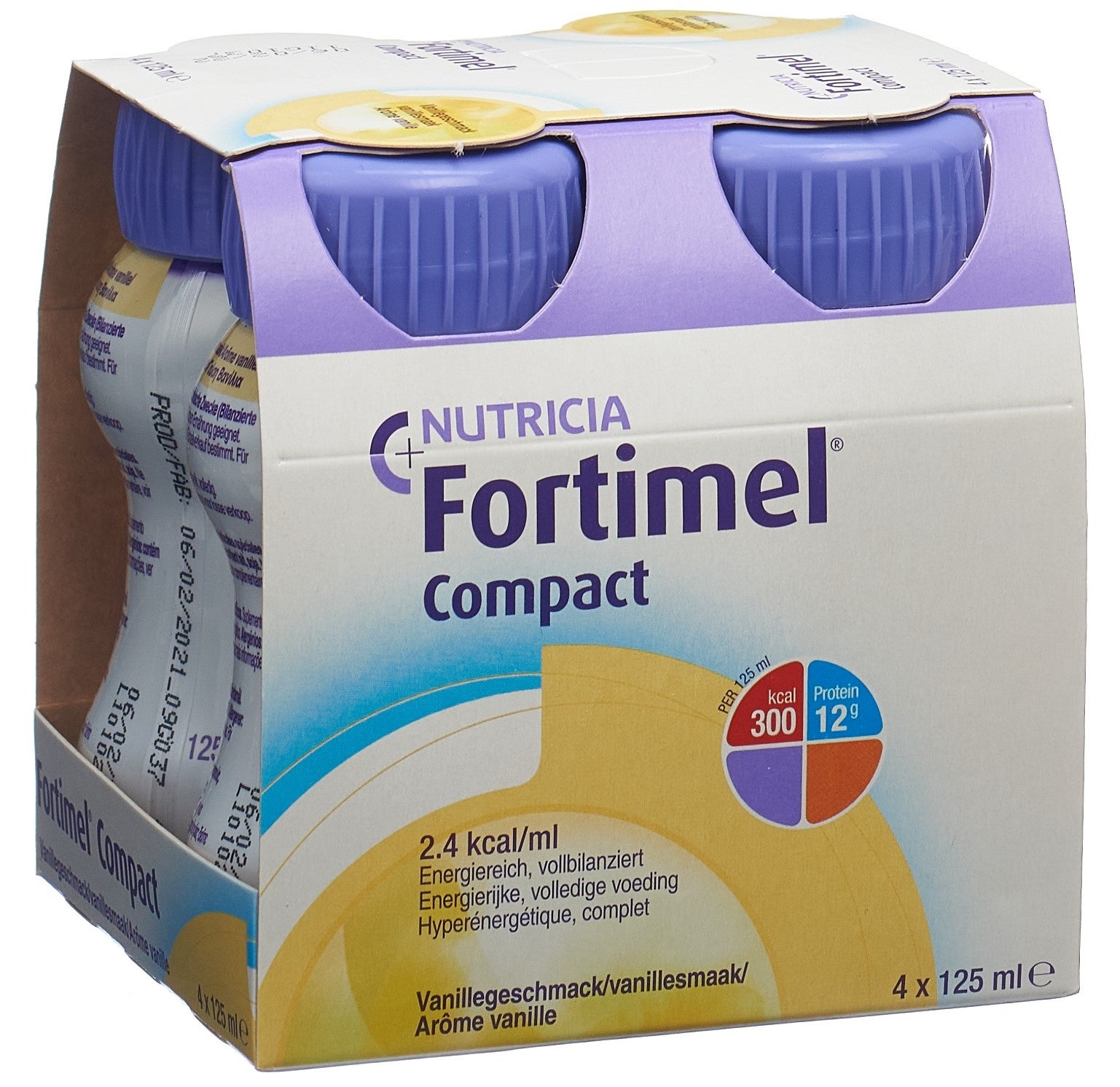 Fortimel Compact Vanilla 4 x 125 ml