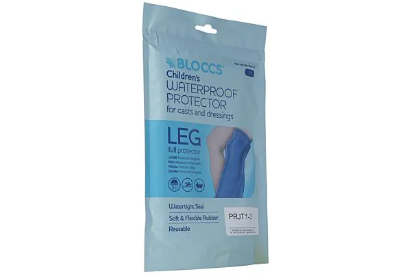 BLOCCS protezione dall'acqua per bagno e doccia per la gamba del bambino di 24-40/53,5 cm