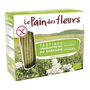 Pane fiore di grano saraceno biologico senza glutine (12 confezioni tascabili) 300g