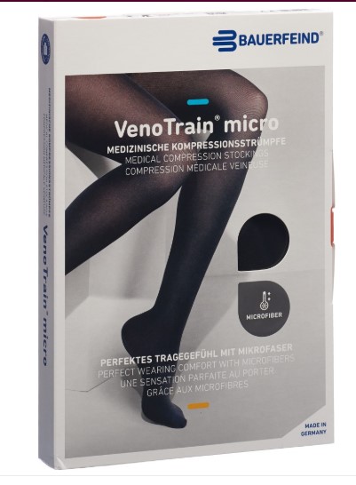Bauerfeind VT MICRO AG KKL2 XL p/l punta chiusa nero micro borchie 1 paio