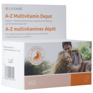 Livsane A-Z Multivitamin Depot Compresse 60 pezzi
