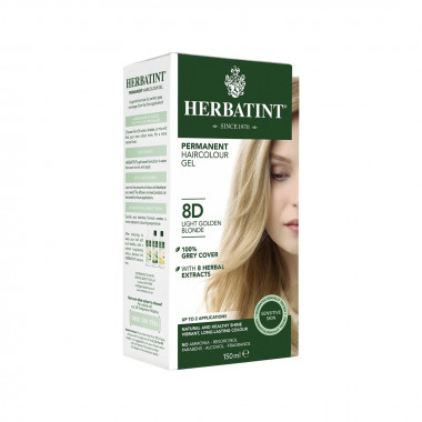 HERBATINT Gel colorante per capelli 8D Biondo chiaro dorato 150ml