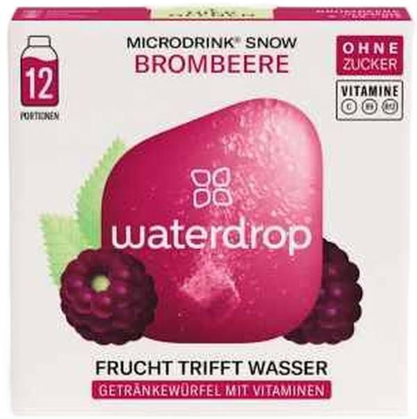 WATERDROP Microdrink SNOW Blackberry 12 pezzi copia