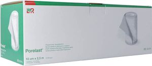 PORELAST benda di gesso 10cmx2,5m color pelle 10 pezzi