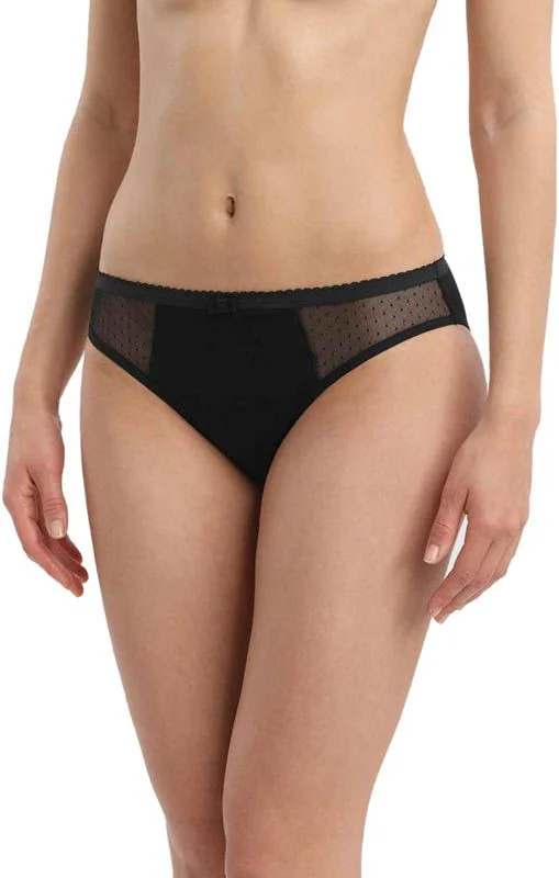 DIM Briefs Lace Medium 36-38 nero con dettaglio in rete