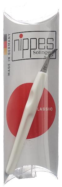 Coltello per cuticole Nippes nichelato