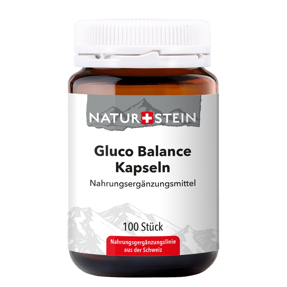 NATURSTEIN Gluco Balance Capsule in vetro 100 Capsule