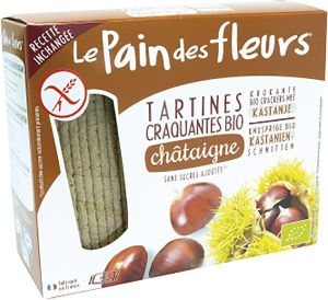Pane fiore alle castagne biologico senza glutine 300g