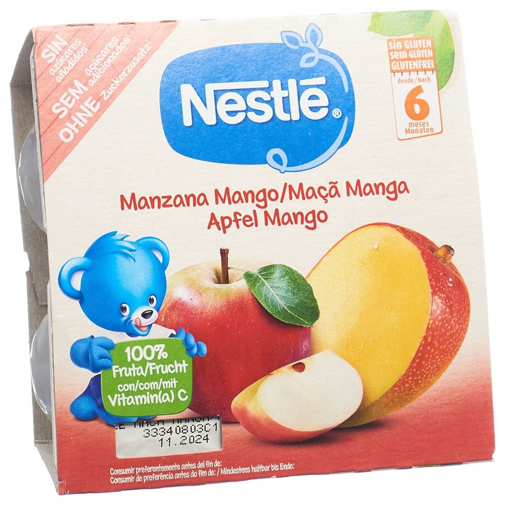 Nestlé Composta di Mela e Mango 4 x 100g