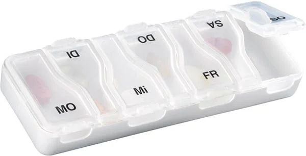 Sahag Medi-7 Uno dispensatore di farmaci 7 giorni 1 scomparto we D