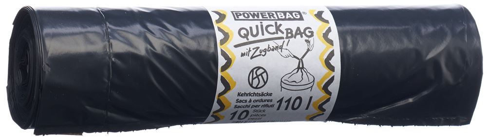 POWERBAG sacchi per rifiuti QuickBag 110lt OKS 10 pezzi