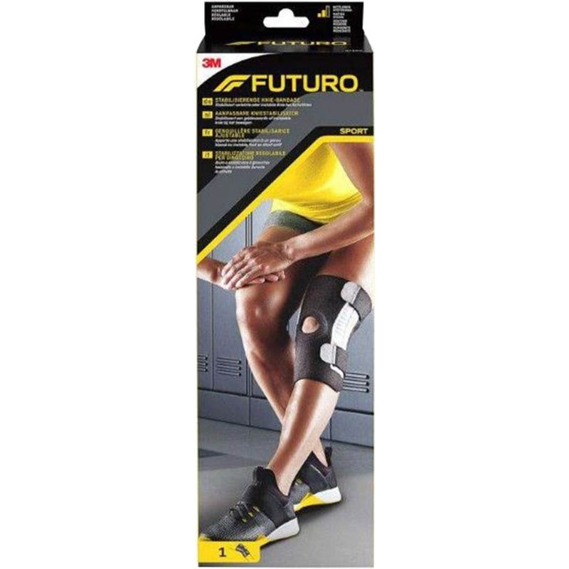 3M Futuro Sport Ginocchiera stabilizzante regolabile nera