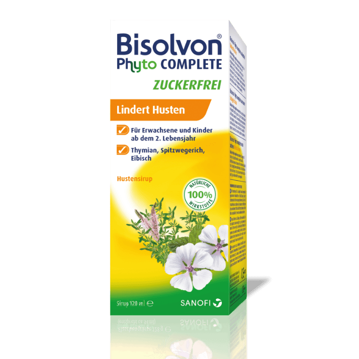 Bisolvon® Phyto Complete Sciroppo per la tosse senza zucchero 120 ml
