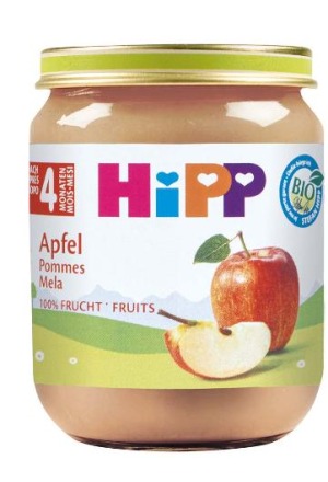 HIPP Mela in vetro 125g
