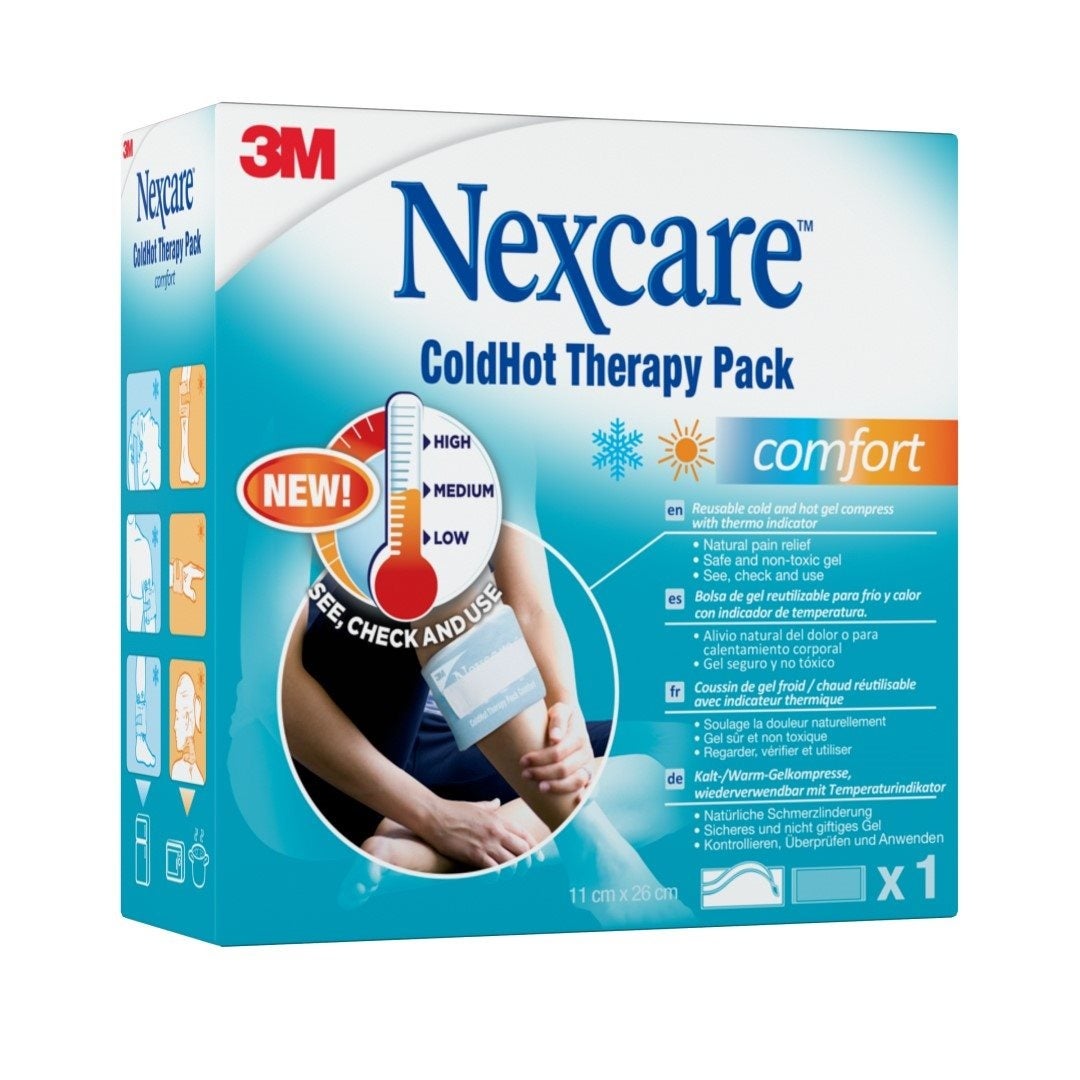 3M Nexcare Pacchetto terapia freddo-caldo Gel Comfort Termoindicatore 26x11cm