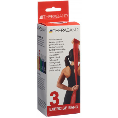 Fascia Thera 2,5mx12,7cm rossa a media resistenza