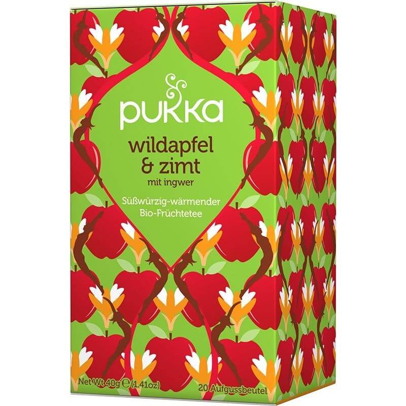 Pukka Tè alla mela selvatica e cannella biologico Btl 20 pezzi