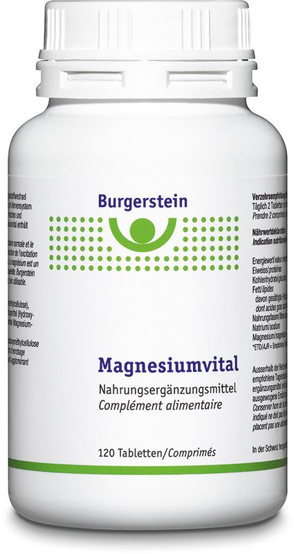 BURGERSTEIN Magnesiumvital Compresse 120 pezzi
