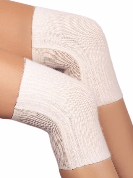 MEDIMA 306/20 Scaldaginocchia S con tre fasce elastiche, 25% angora