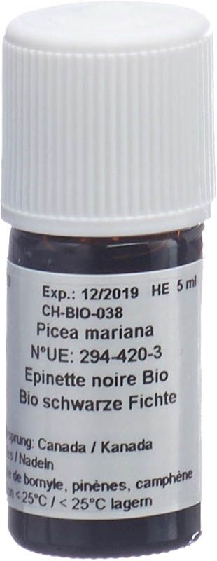 Aromasan aghi di abete nero etere/olio organico 5ml